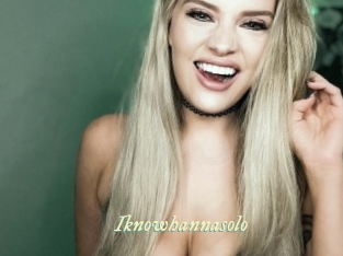 Iknowhannasolo