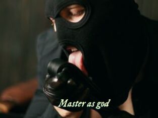 Master_as_god